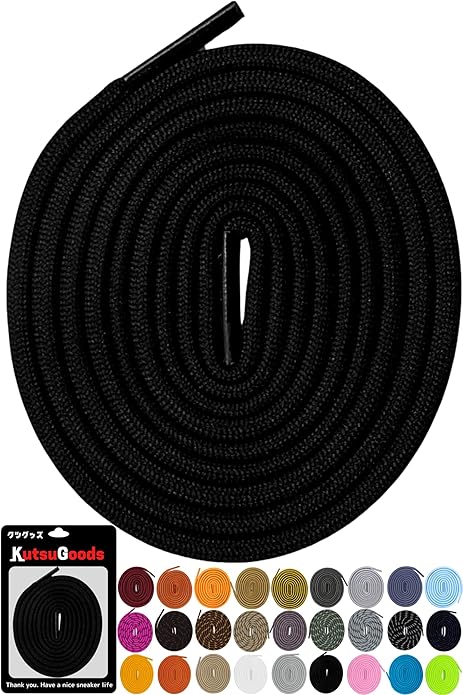 ROUND SHOELACES ラウンドシューレース【無地タイプ】 - KutsuGoods