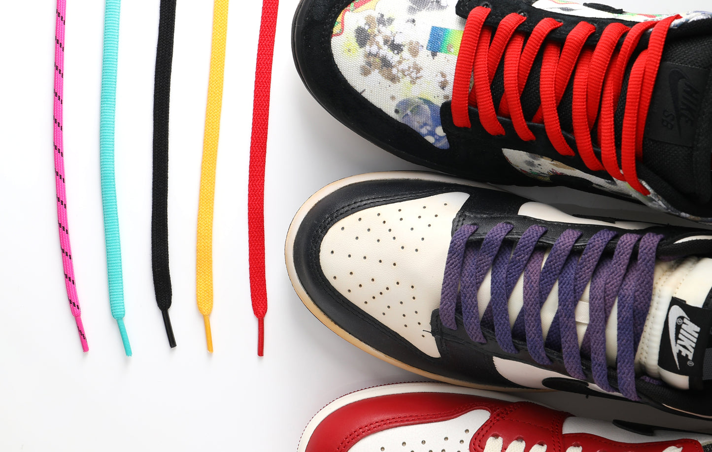 OVAL SHOELACES オーバルシューレース【ベーシックカラー】 2足セット - KutsuGoods