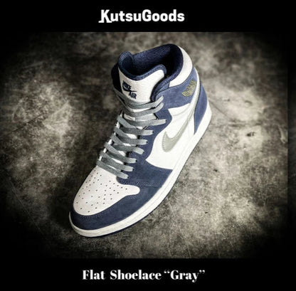 FLAT SHOELACES フラットシューレース【ベーシックカラー】 2足セット - KutsuGoods