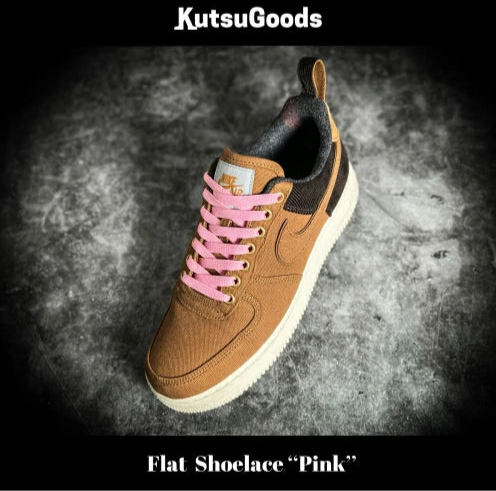 FLAT SHOELACES フラットシューレース【ビビッドカラー】 2足セット - KutsuGoods