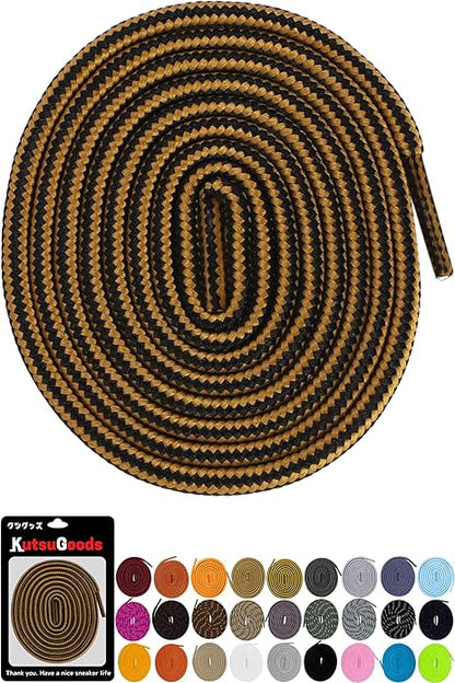 ROUND SHOELACES ラウンドシューレース【ストライプタイプ】 - KutsuGoods