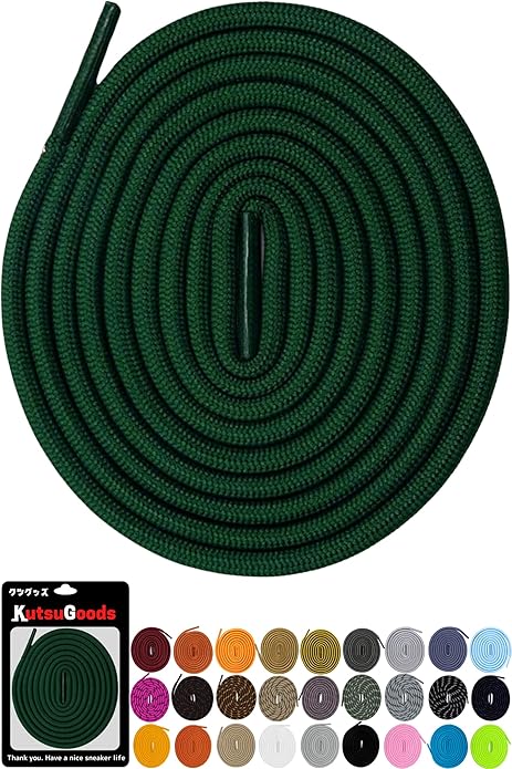 ROUND SHOELACES ラウンドシューレース【無地タイプ】 - KutsuGoods