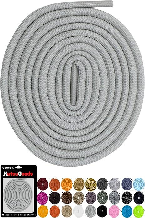 ROUND SHOELACES ラウンドシューレース【無地タイプ】 - KutsuGoods