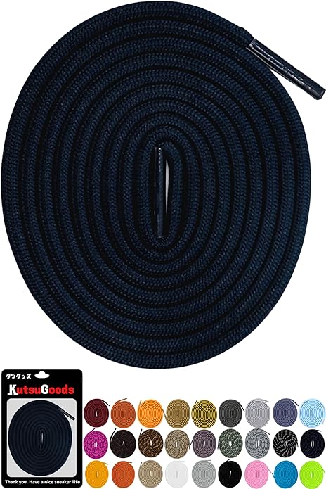 ROUND SHOELACES ラウンドシューレース【無地タイプ】 - KutsuGoods