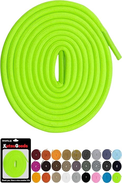 ROUND SHOELACES ラウンドシューレース【無地タイプ】 - KutsuGoods