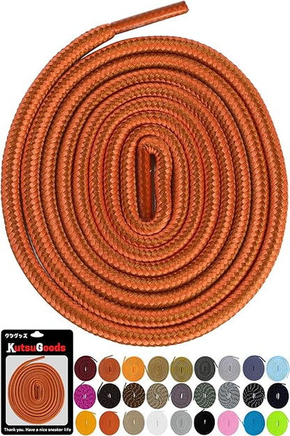 ROUND SHOELACES ラウンドシューレース【ストライプタイプ】 - KutsuGoods