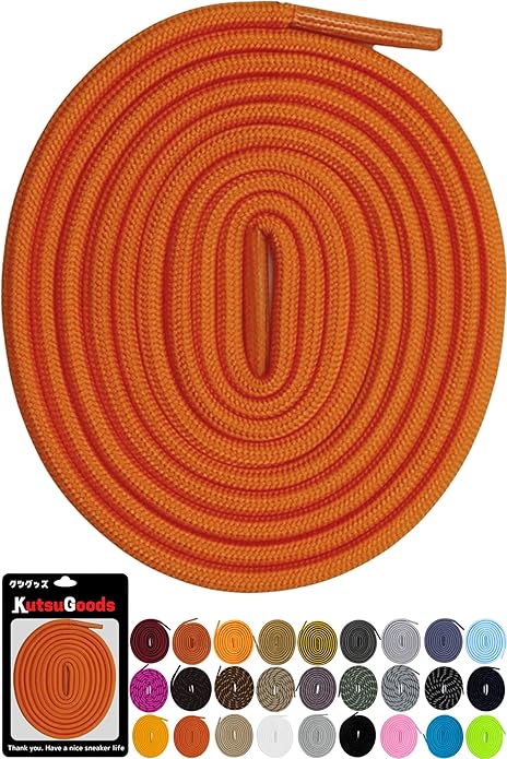 ROUND SHOELACES ラウンドシューレース【無地タイプ】 - KutsuGoods