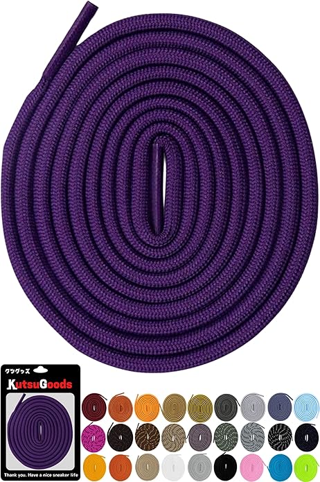 ROUND SHOELACES ラウンドシューレース【無地タイプ】 - KutsuGoods