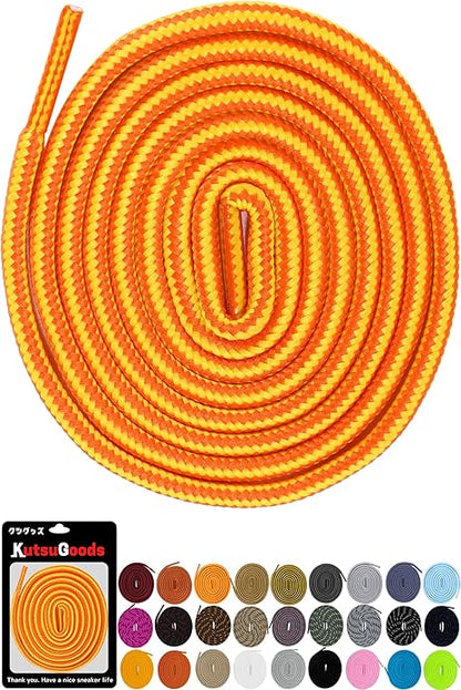 ROUND SHOELACES ラウンドシューレース【ストライプタイプ】 - KutsuGoods