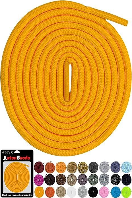 ROUND SHOELACES ラウンドシューレース【無地タイプ】 - KutsuGoods