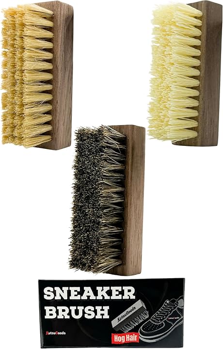 スニーカー専用 靴ブラシ 3本セット - KutsuGoods
