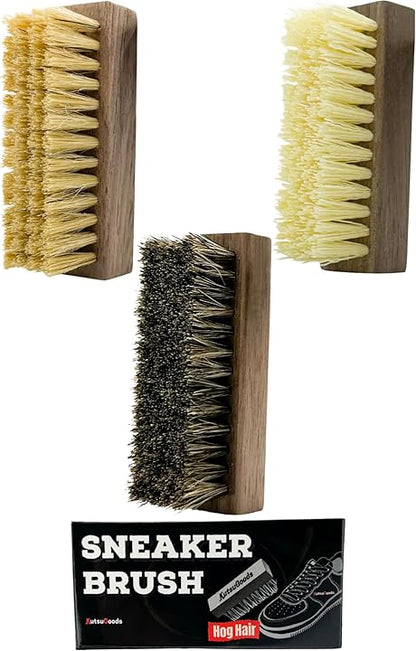 スニーカー専用 靴ブラシ 3本セット - KutsuGoods