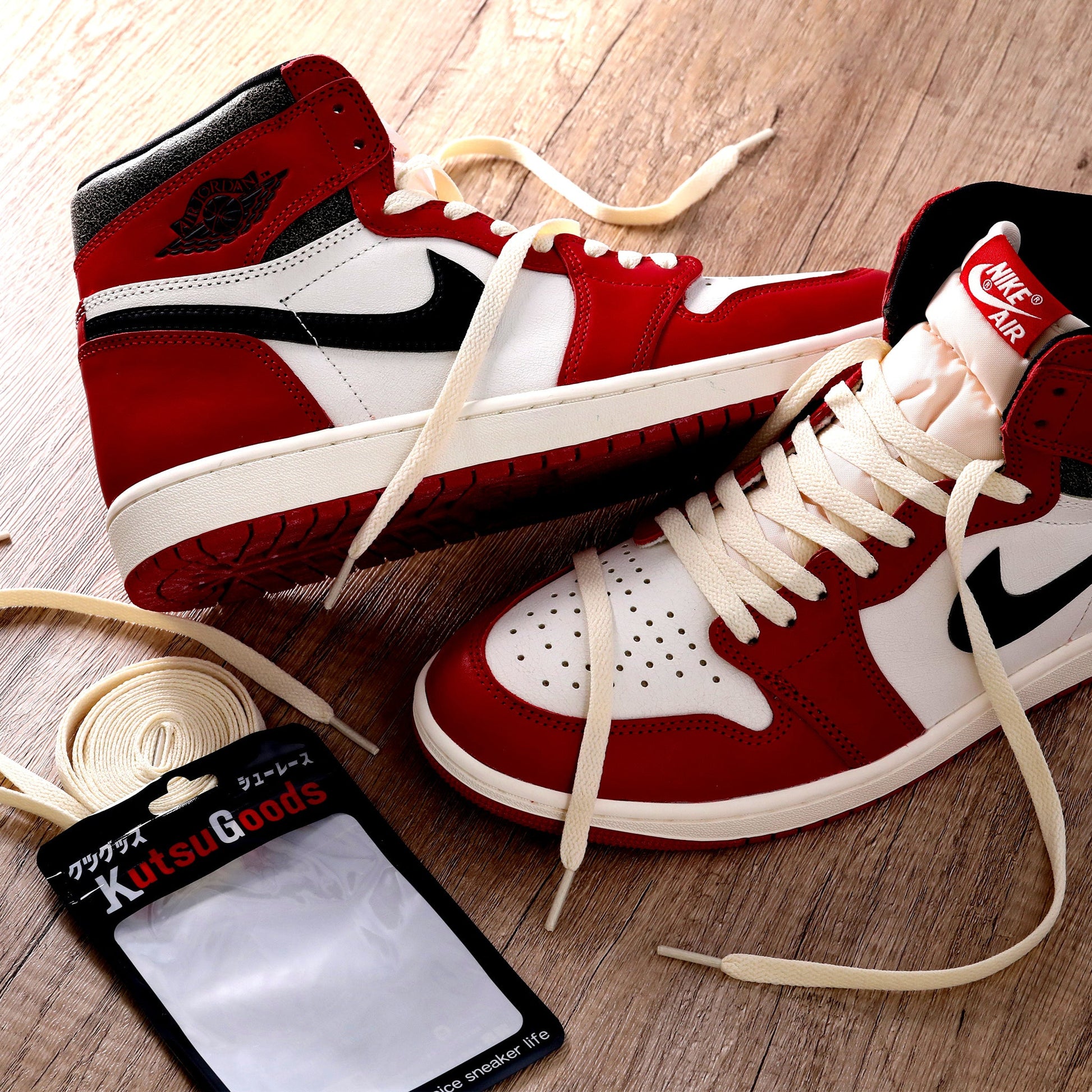 FLAT SHOELACES フラットシューレース【ベーシックカラー】 2足セット - KutsuGoods